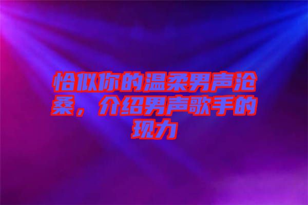 恰似你的溫柔男聲滄桑，介紹男聲歌手的現(xiàn)力