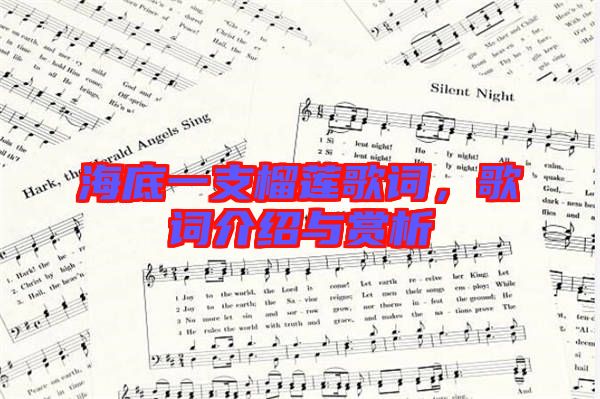 海底一支榴蓮歌詞，歌詞介紹與賞析