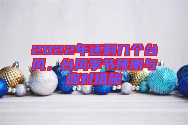 2022年還剩幾個(gè)臺風(fēng),臺風(fēng)季節(jié)預(yù)測與應(yīng)對措施
