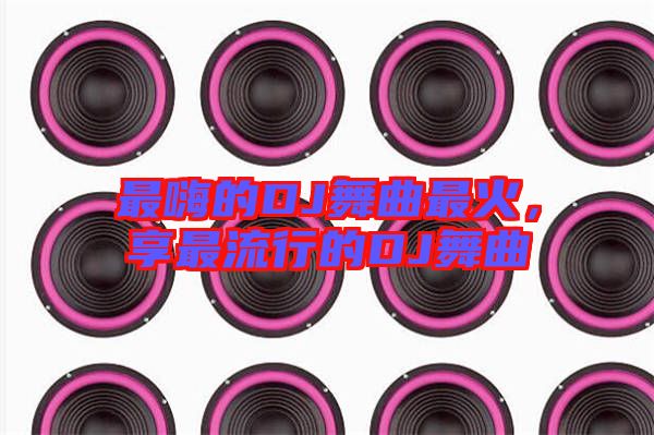 最嗨的DJ舞曲最火，享最流行的DJ舞曲