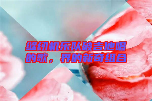 縫紉機(jī)樂隊(duì)破吉他唱的歌,界的新奇組合