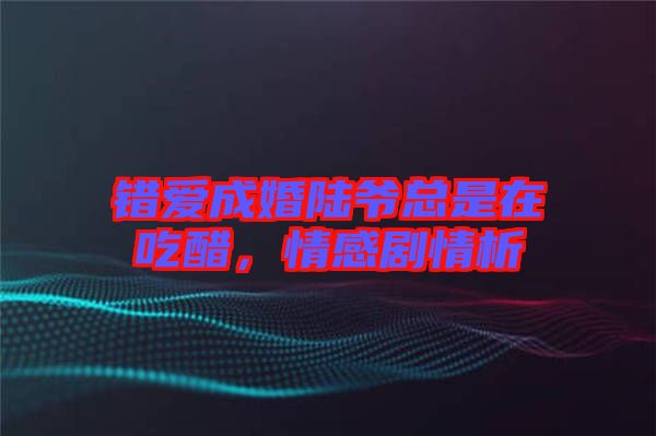 錯愛成婚陸爺總是在吃醋，情感劇情析