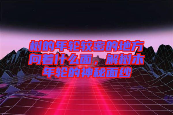 樹(shù)的年輪較密的地方向著什么面,解樹(shù)木年輪的神秘面紗
