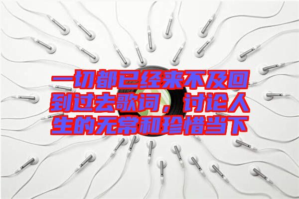 一切都已經(jīng)來不及回到過去歌詞,討論人生的無常和珍惜當(dāng)下