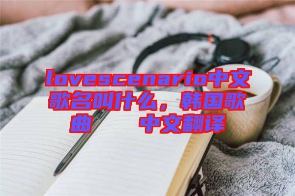 lovescenario中文歌名叫什么，韓國歌曲????中文翻譯