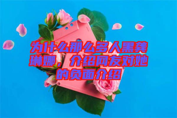 為什么那么多人黑龔琳娜，介紹網(wǎng)友對(duì)她的負(fù)面介紹