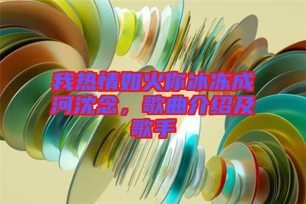 我熱情如火你冰凍成河沈念，歌曲介紹及歌手