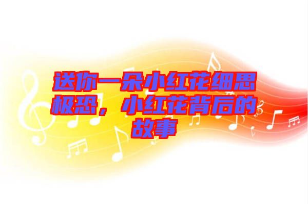 送你一朵小紅花細(xì)思極恐,小紅花背后的故事