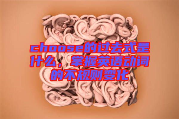 choose的過去式是什么,掌握英語(yǔ)動(dòng)詞的不規(guī)則變化