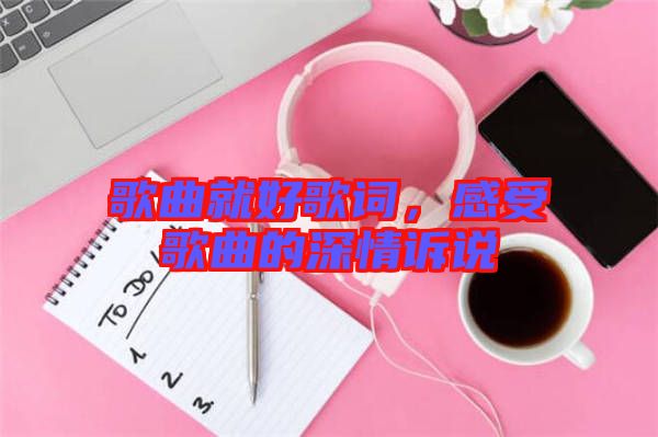 歌曲就好歌詞,感受歌曲的深情訴說(shuō)