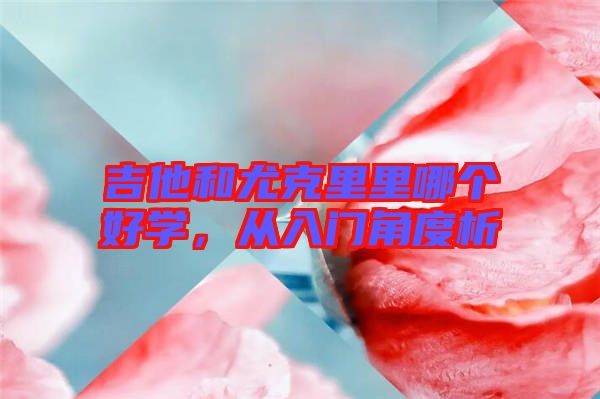 吉他和尤克里里哪個好學，從入門角度析