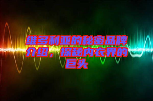維多利亞的秘密品牌介紹，探秘內(nèi)衣界的巨頭