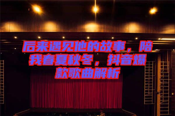 后來(lái)遇見(jiàn)他的故事，陪我春夏秋冬，抖音爆款歌曲解析