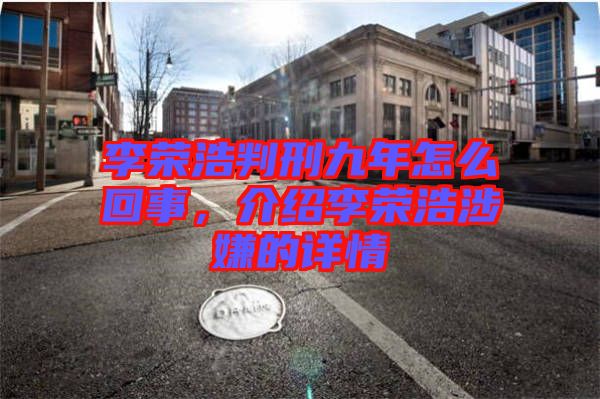 李榮浩判刑九年怎么回事,介紹李榮浩涉嫌的詳情