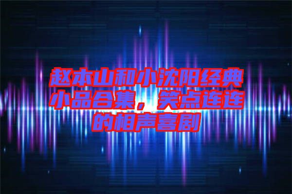 趙本山和小沈陽經(jīng)典小品合集,笑點連連的相聲喜劇