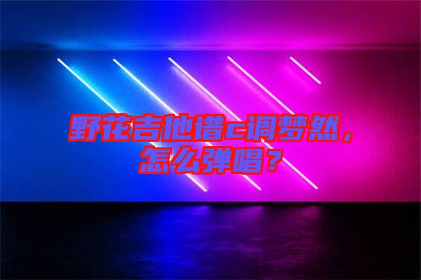 野花吉他譜c調夢然，怎么彈唱？