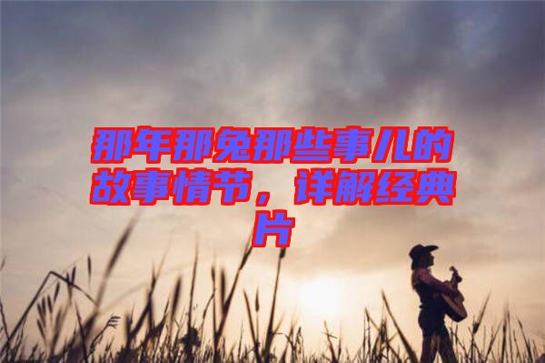 那年那兔那些事兒的故事情節(jié),詳解經(jīng)典片